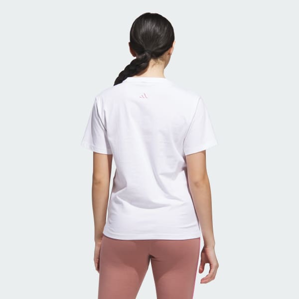 Weiss Coquette Bows Grafik T-Shirt