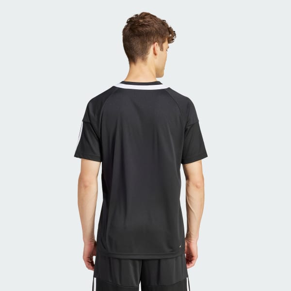 Black Sereno AEROREADY 3-Stripes Tee