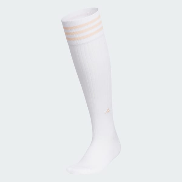 White 3-Stripes Knee Socks