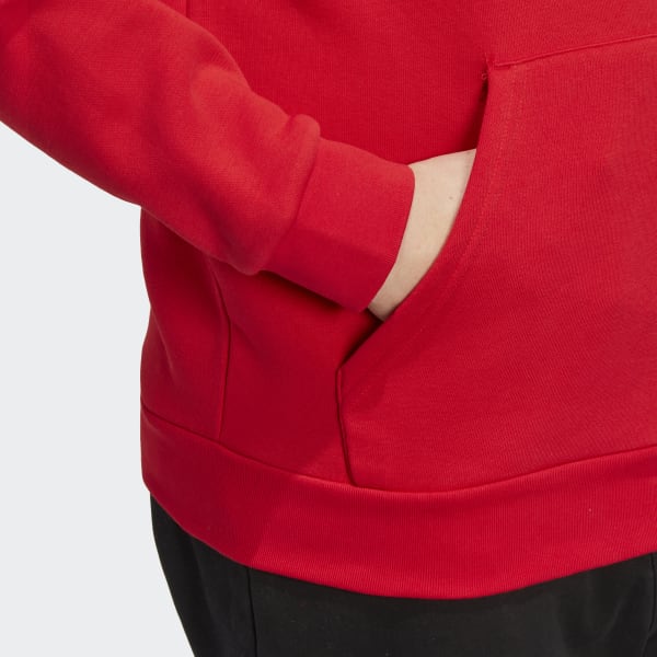 Rosso Hoodie Trefoil Essentials