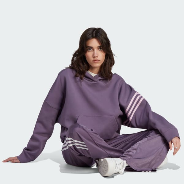 Purpura Polera con Capucha Adicolor Neuclassics