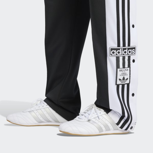アディダス メンズ トラックパンツ adidas Break Track Pants - Black/White adidas Adibreak Pants - Black | Free Shipping with adiClub