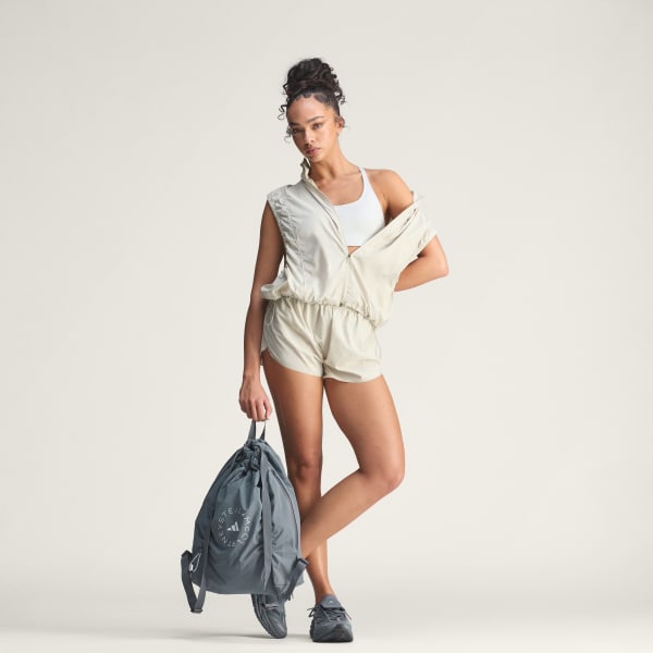 Beige Gilet da running adidas by Stella McCartney