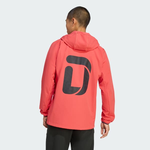 Rot Team D Xploric Hooded Softshell-Jacke