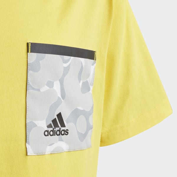 función diario ignorar Camiseta Future Pocket - Amarillo adidas | adidas España