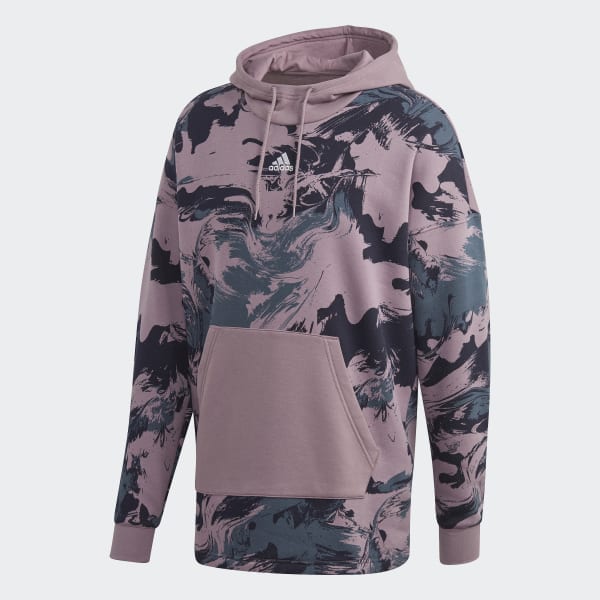 adidas id allover print hoodie