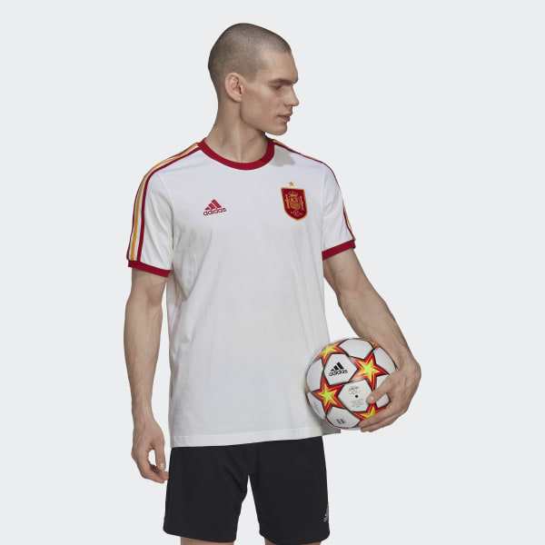 Hvid Spain 3-Stripes T-Shirt TG241