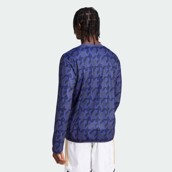 Blau Real Madrid Pre-Match Warm Oberteil