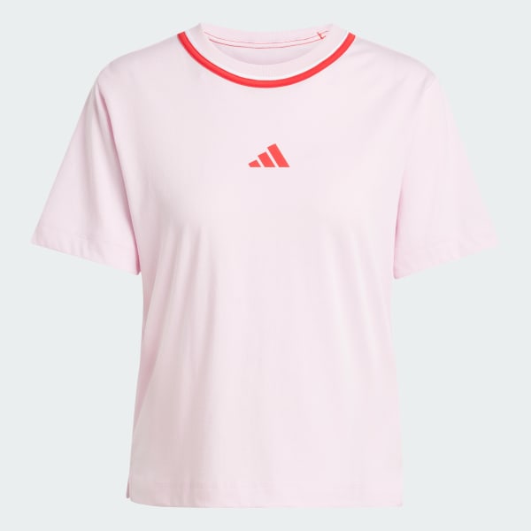 Rosa Playera Essentials Color Pop Cotton