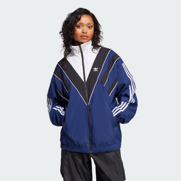 Blau Rasant Cut Line Originals Jacke
