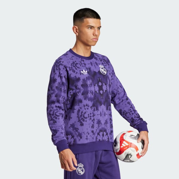 Purple Real Madrid CNY Crew Sweatshirt