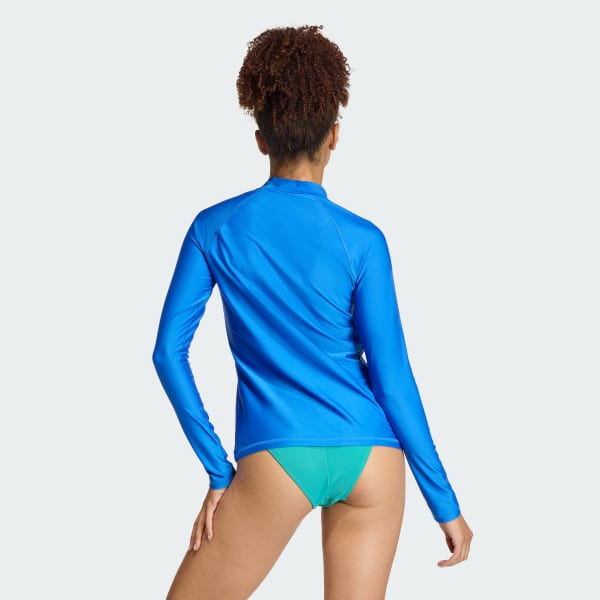Blue Long Sleeves Rashguard