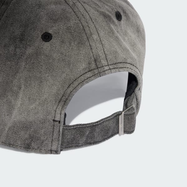 Black Baseball Cap Washed