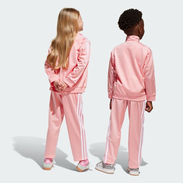 Roze Adicolor Firebird Trainingspak Kids