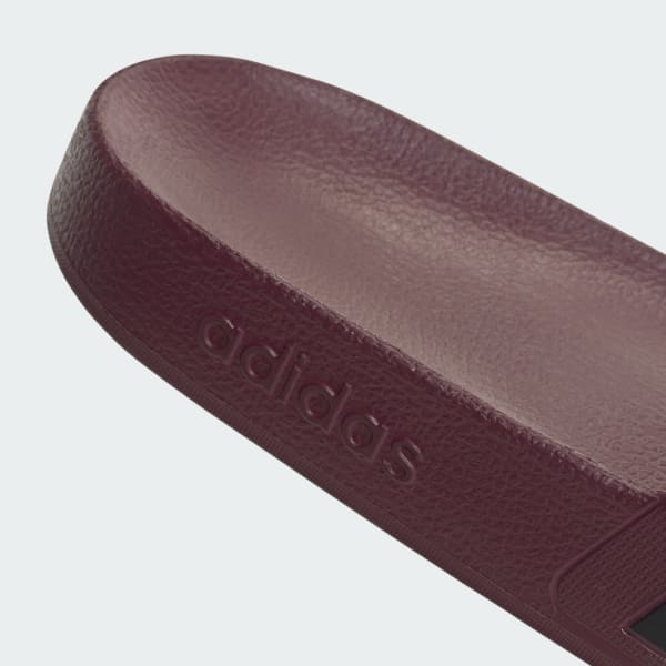 Adidas adilette burgundy online