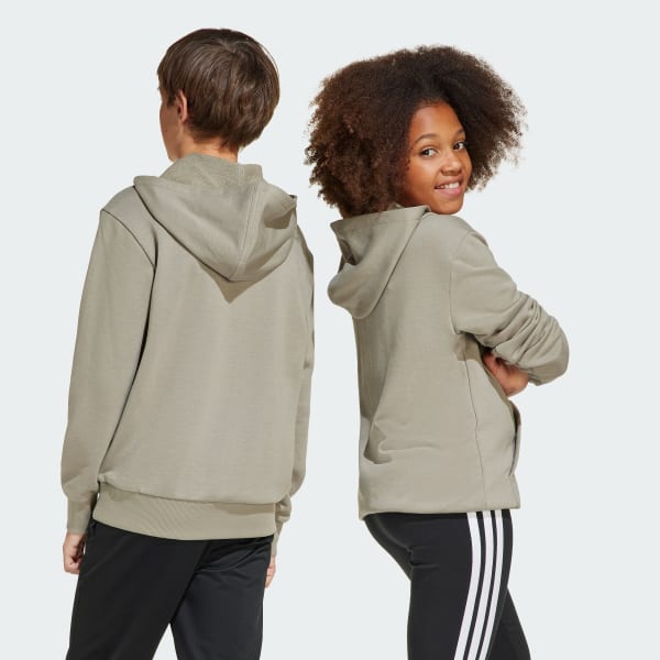Beige Polerón con Capucha Essentials Niños