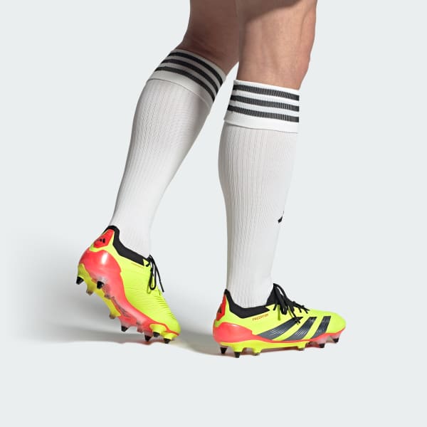 Gul Predator Elite Soft Ground Fotbollsskor