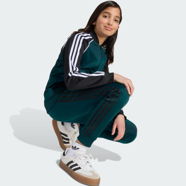 adidas Adicolor SST Track Top Kids Green adidas Finland