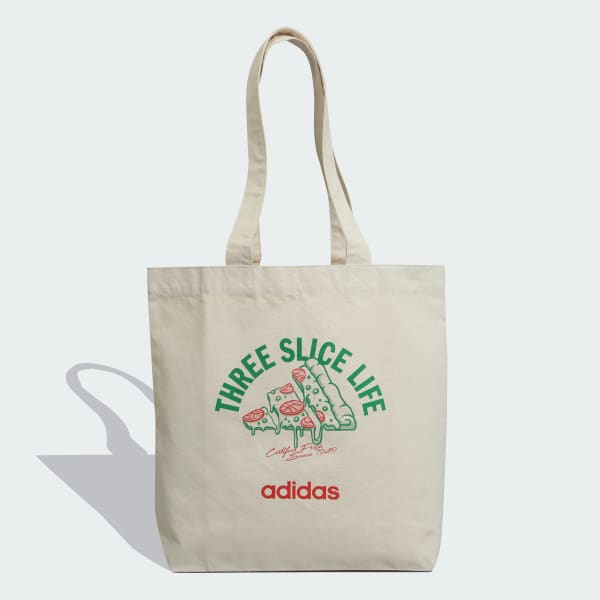 White INDGFX Pizza Tote