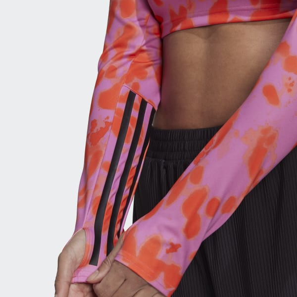 Roxo Camisola Curta 3-Stripes Hyperglam CE474