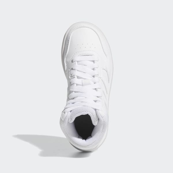 Branco Tênis Hoops Mid
