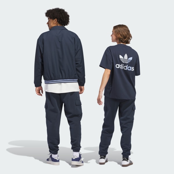 Azul Calça Moletom Cargo Basketball (Gênero Neutro)