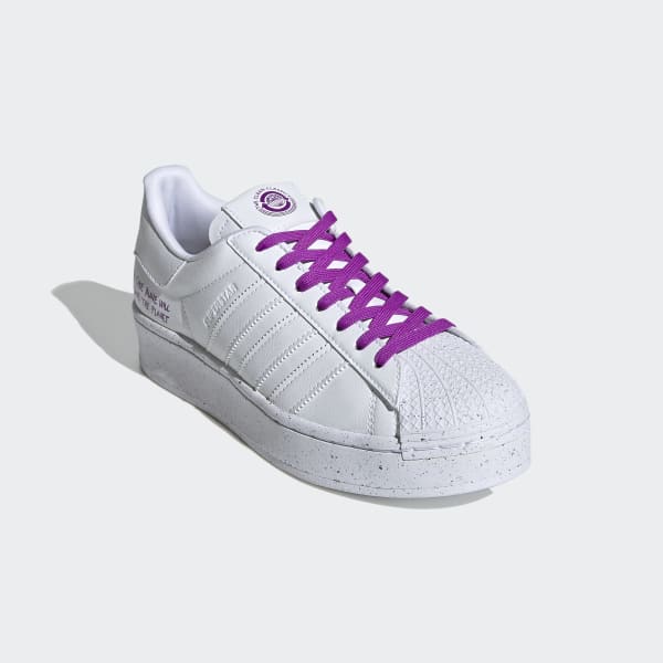 adidas superstar bold blanche