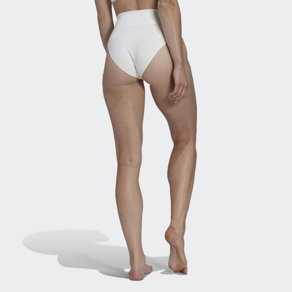 Λευκό Active Seamless Micro-Stretch Hi-Leg Underwear