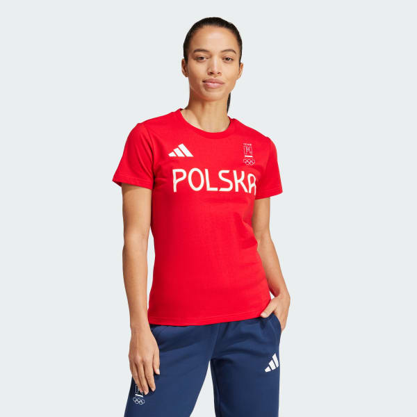Czerwony Koszulka Poland Essentials