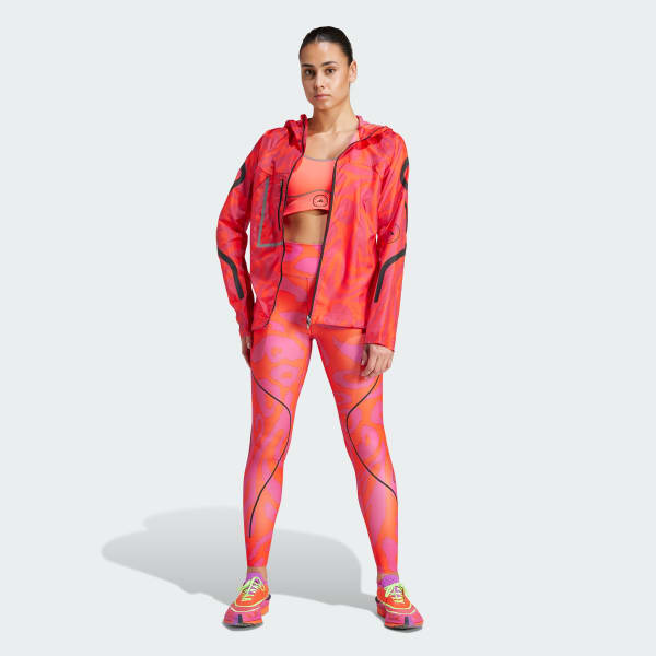 Naranjo Calzas Largas de Running TruePace adidas by Stella McCartney Tiro Medio