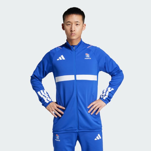 Bleu Veste d'entraînement de handball France