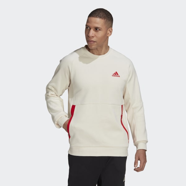 White Crewneck Sweatshirt - Too Cool Sportswear