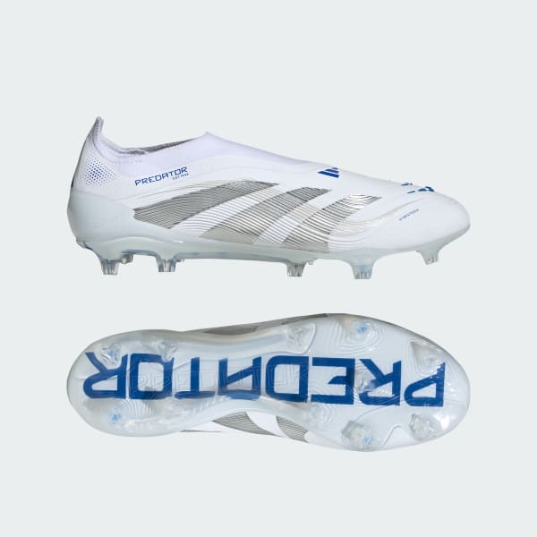 Bota de fútbol Predator Elite césped natural seco - Blanco adidas