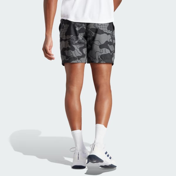Cinza Shorts Club Graphic Tennis