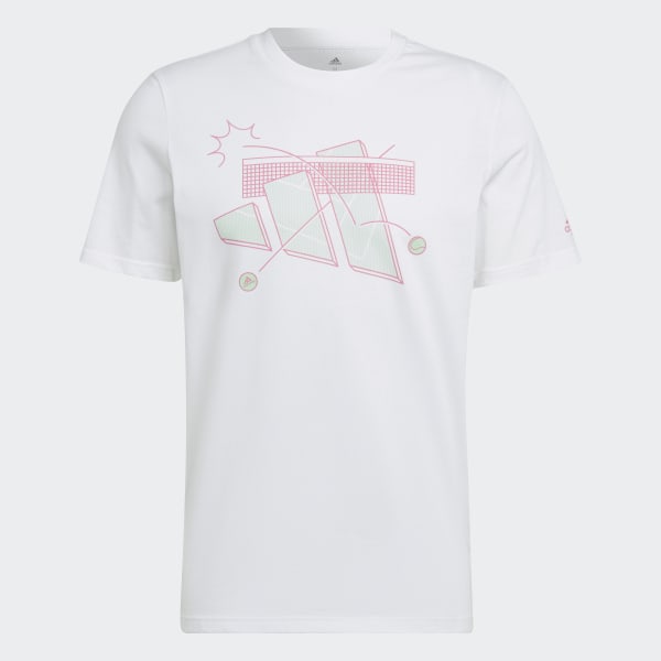 Weiss AEROREADY Tennis Graphic T-Shirt CN883