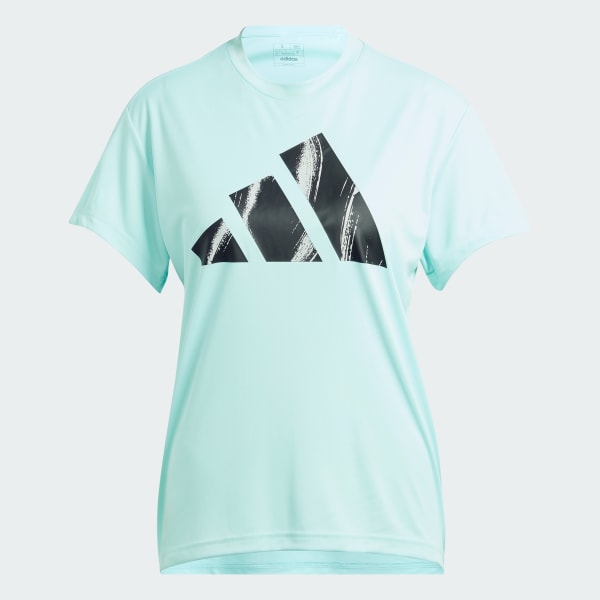 Turquoise Run It Brand Love T-shirt