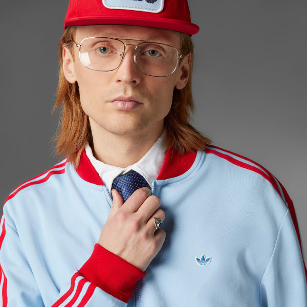 Blue 오리지널스 3S 쿼터집 스웨트셔츠