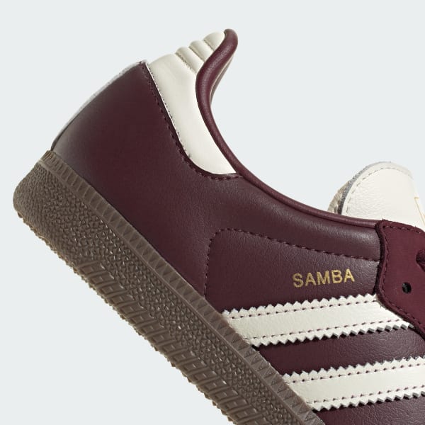 adidas Samba OG Shoes - Burgundy | Free Shipping with