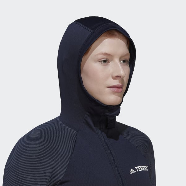 Bla Terrex Tech Flooce Hooded Hiking Fleece Jacket CC806