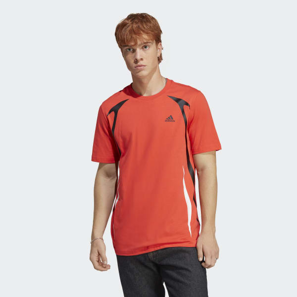 Soledad Frente al mar mucho Camiseta Colourblock - Rojo adidas | adidas España