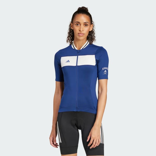 modrá Dres adidas Heritage Tempo 3-Stripes Legacy Cycling
