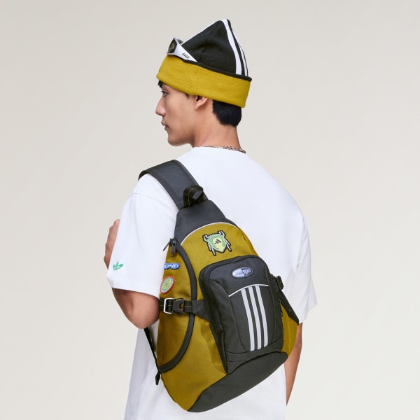 Yellow BRAIN DEAD SLING BAG