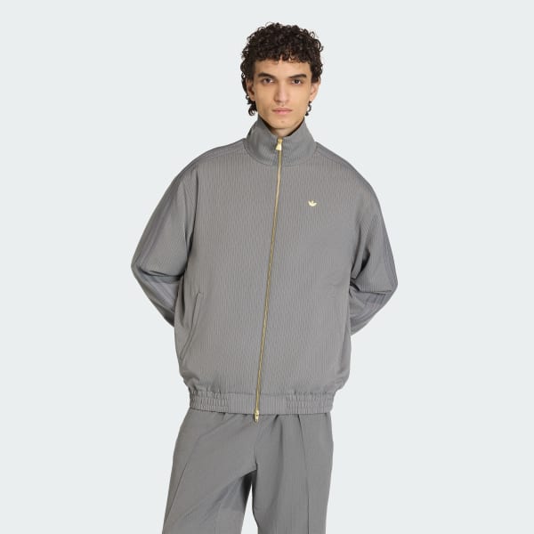 Szary BLUZA DRESOWA FIREBIRD LOOSE PINSTRIPES