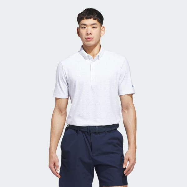 blanc POLO IMPRIMÉ DOUX ULTIMATE365+