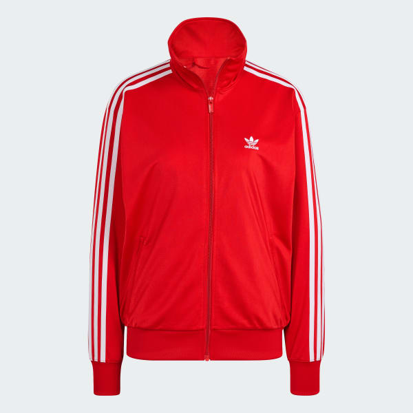สีแดง เสื้อแทรคทรงหลวม Adicolor Classics Firebird