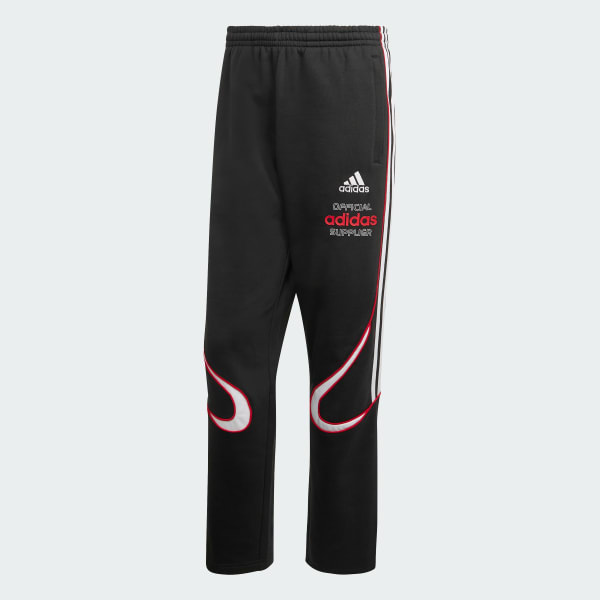 noir PANTALON MOLLETON GRAPHIQUE TEAMGEIST