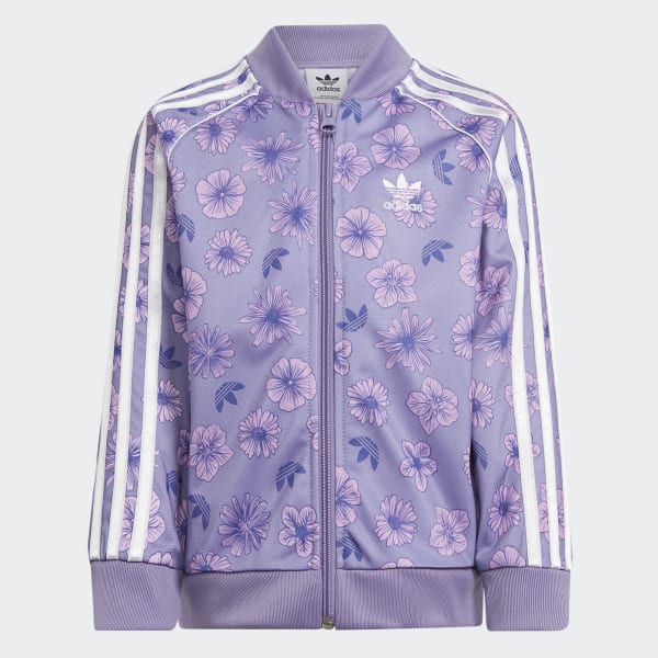 Lilla Floral træningsdragt