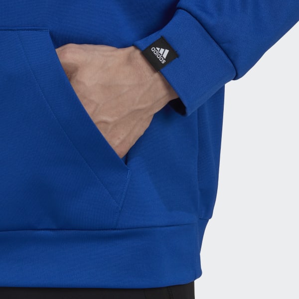 Blue AEROREADY Game and Go Big Logo Hoodie TO644