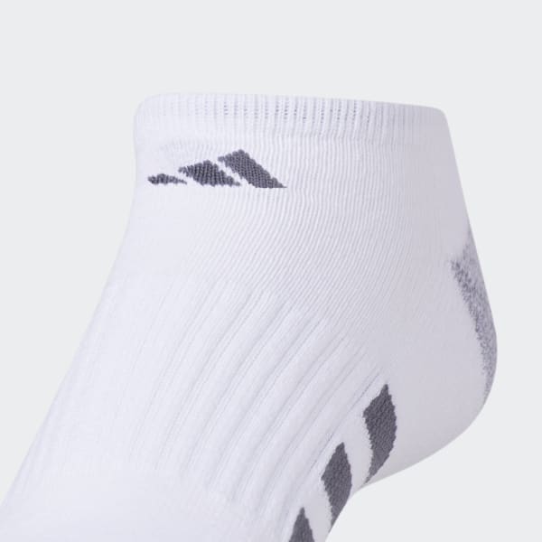 White Cushioned No-Show Socks 3 Pairs