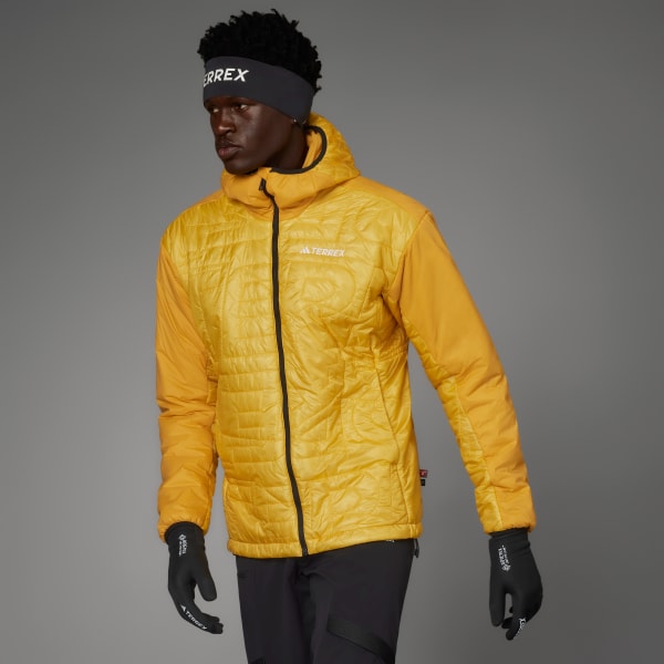 Amarillo CASACA CON CAPUCHA TERREX XPERIOR VARILITE PRIMALOFT